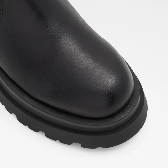 Stompd Black Leather Smooth Women ALDO Chelsea Boots