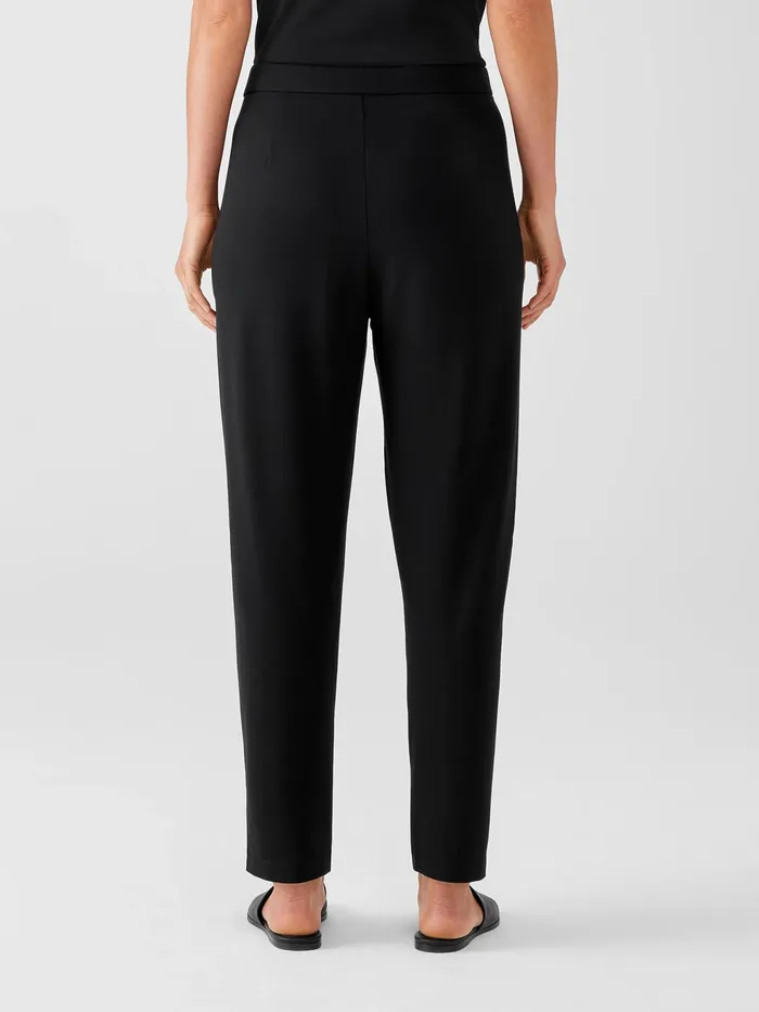 Stretch Jersey Knit Slouchy Pant Black Women Eileen Fisher Pants Shorts and Jumpsuits