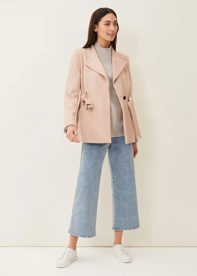 Susie Short Coat Nude Women Phase Eight Coats