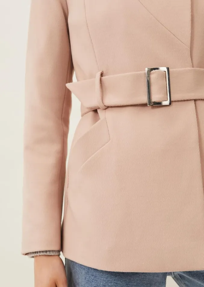 Susie Short Coat Nude Women Phase Eight Coats