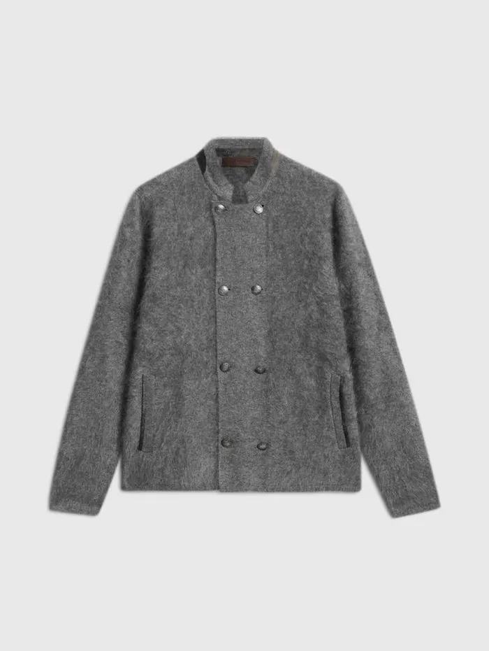 Sweaters Men John Varvatos ADRANO JACKET Black
