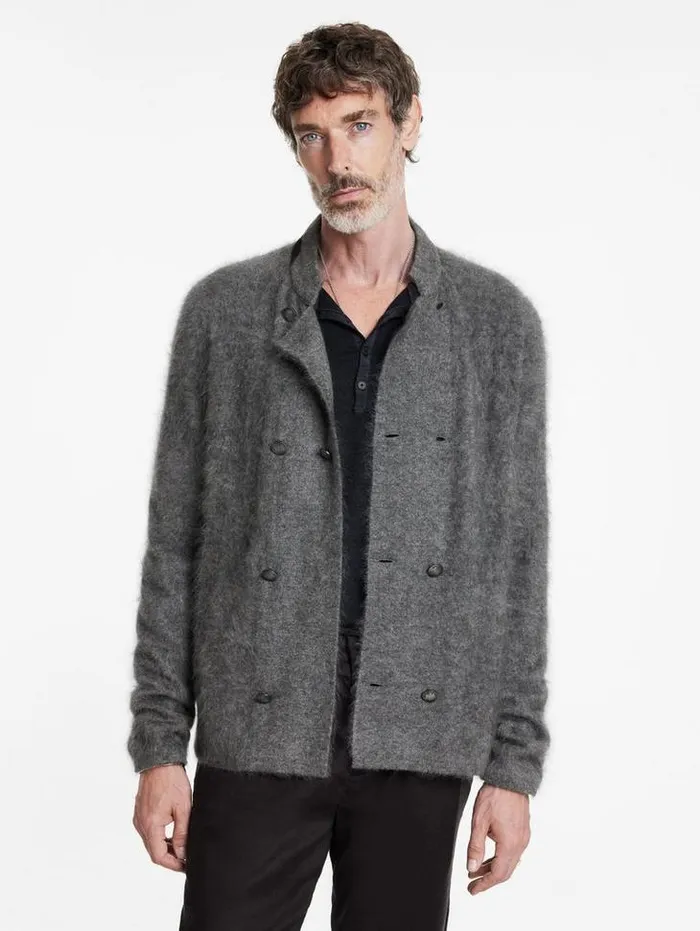Sweaters Men John Varvatos ADRANO JACKET Black