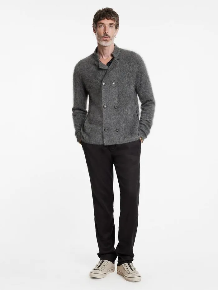 Sweaters Men John Varvatos ADRANO JACKET Black