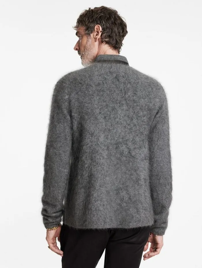Sweaters Men John Varvatos ADRANO JACKET Black