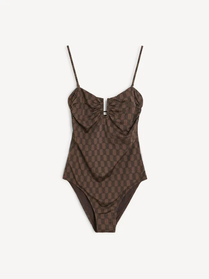 Swimwear Women By Malene Birger Cocesa Swimsuit Dark Mahogany