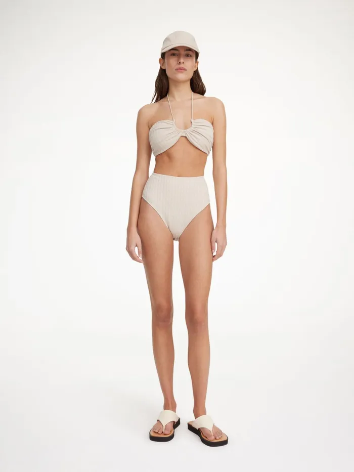 Swimwear Women By Malene Birger Seabay Bikini Bottoms Oyster Gray
