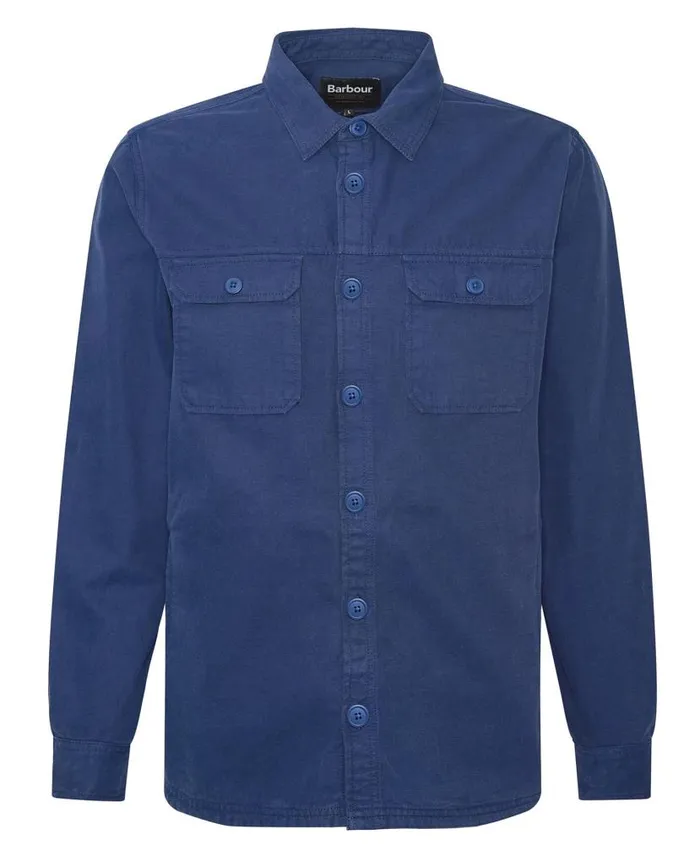 Swindale Overshirt Dark Sand Men Barbour Overshirts