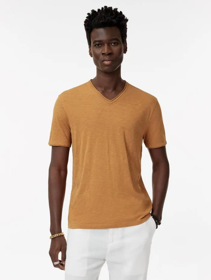 TShirts Men John Varvatos MILES VNECK Copper
