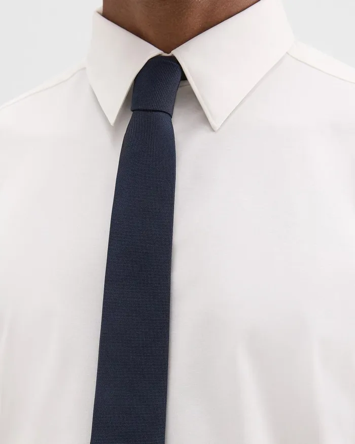 Theory Accessories Roadster Slim Tie In Silk Navy 8211 Men