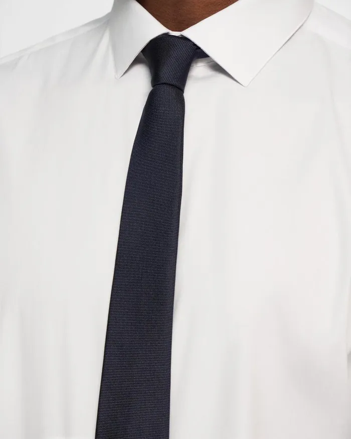 Theory Accessories Roadster Slim Tie In Silk Navy 8211 Men