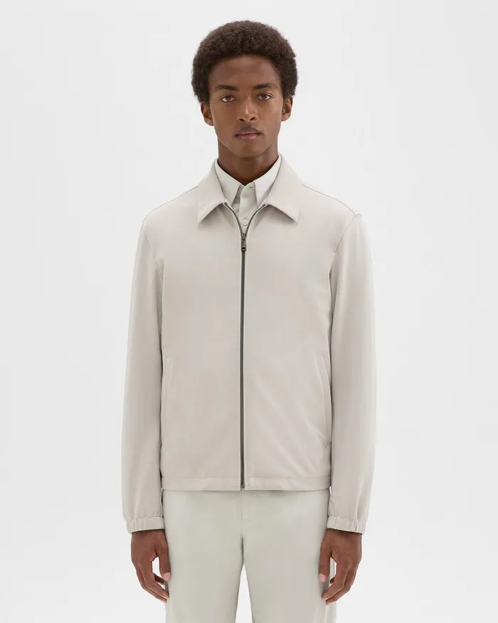 Theory Blazers Jackets Brody Jacket In Precision Ponte Putty 8211 Men