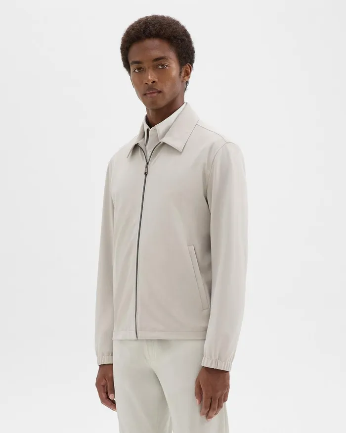 Theory Blazers Jackets Brody Jacket In Precision Ponte Putty 8211 Men