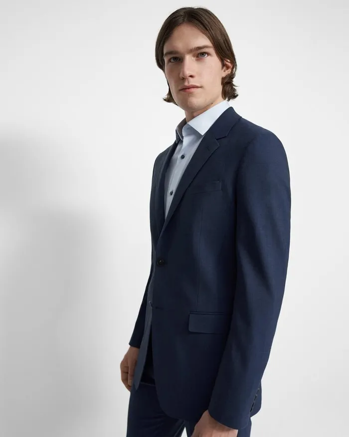 Theory Blazers Jackets Chambers Blazer In Stretch Wool Altitude 8211 Men