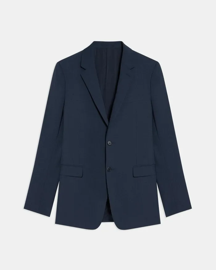 Theory Blazers Jackets Chambers Blazer In Stretch Wool Altitude 8211 Men