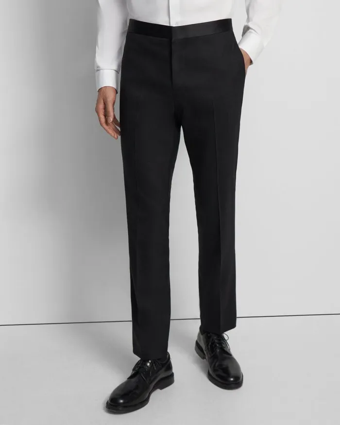 Theory Pants Mayer Tuxedo Pant In Stretch Wool Black 8211 Men