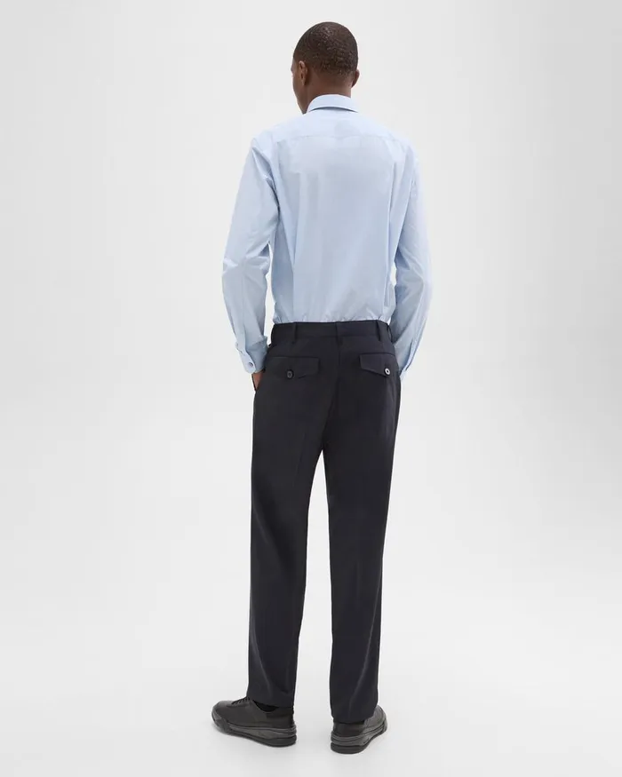 Theory Pants Relaxed Virgin Wool Pant Midnight 8211 Men