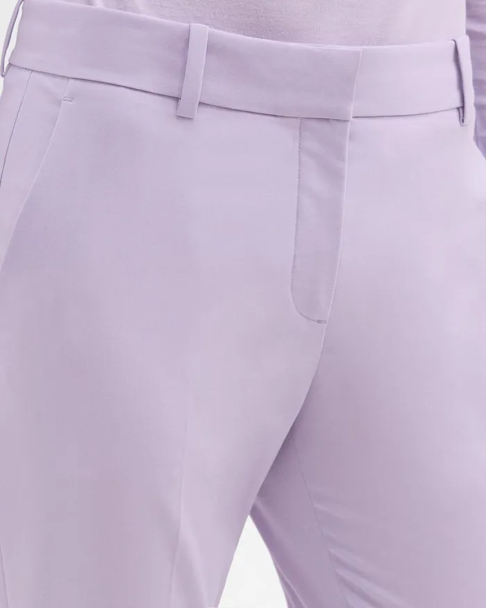 Theory Pants Treeca Pant In Good Wool Lilac Sky 8211 Women