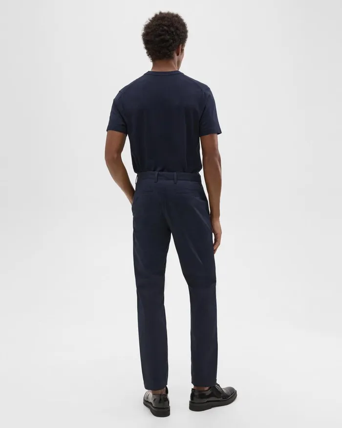 Theory Pants Zaine Pant In Organic Cotton Baltic 8211 Men