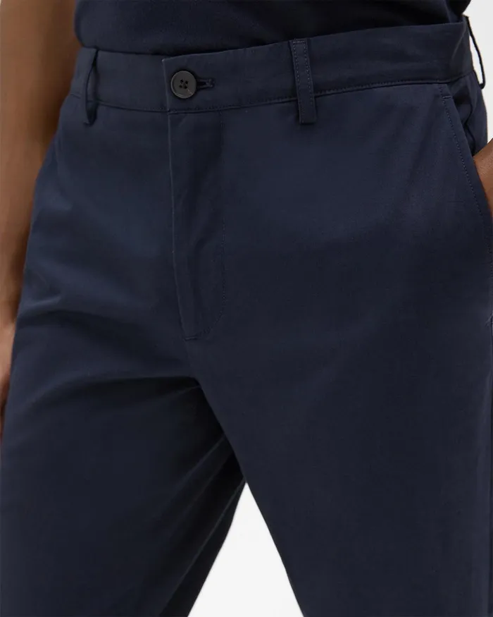 Theory Pants Zaine Pant In Organic Cotton Baltic 8211 Men