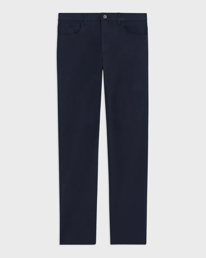 Theory Pants Zaine Pant In Organic Cotton Baltic 8211 Men