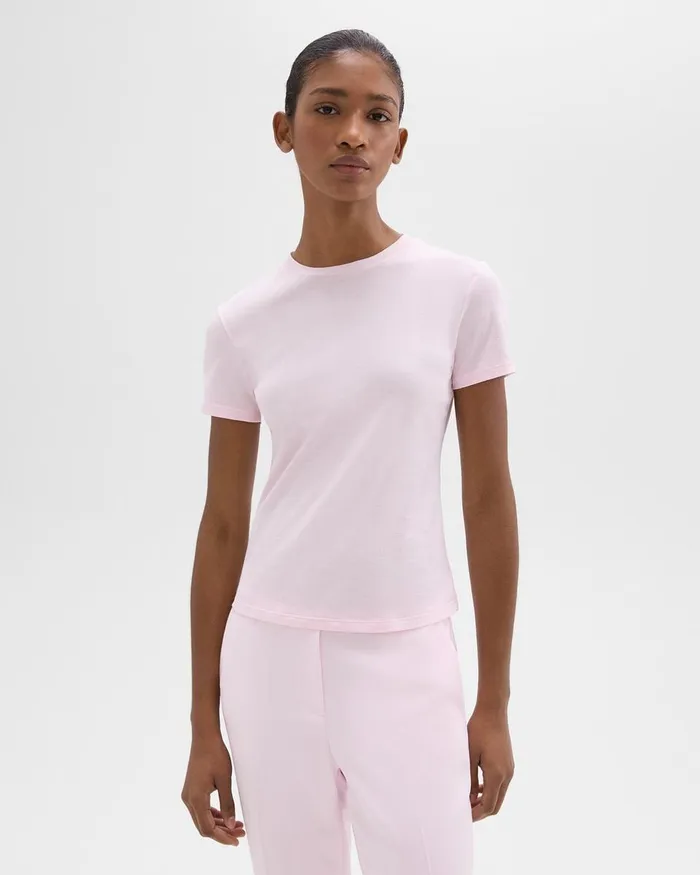 Theory TShirts Tiny Tee In Organic Cotton Bloom 8211 Women