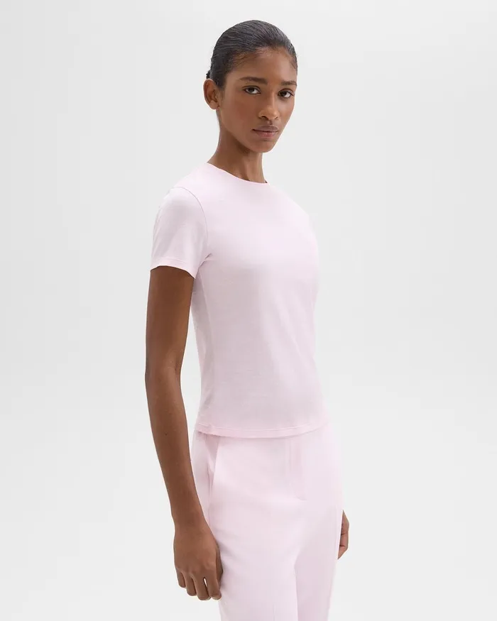 Theory TShirts Tiny Tee In Organic Cotton Bloom 8211 Women