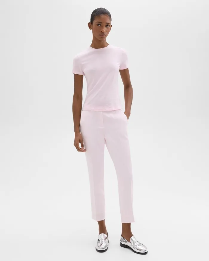 Theory TShirts Tiny Tee In Organic Cotton Bloom 8211 Women