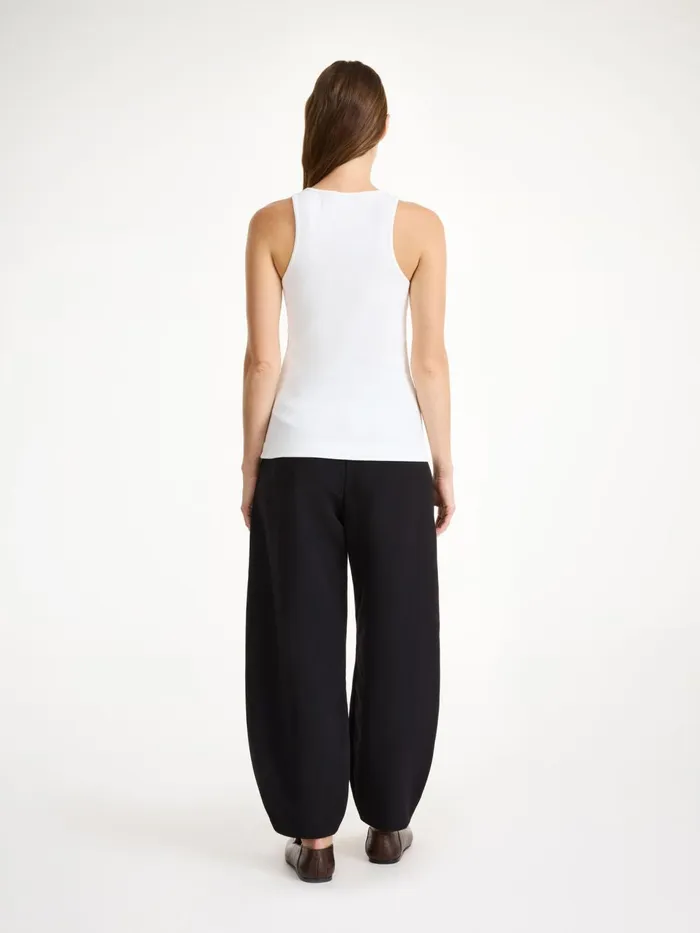 Tops and Blouses Women By Malene Birger Amani Organic Cotton Tank Top Soft White