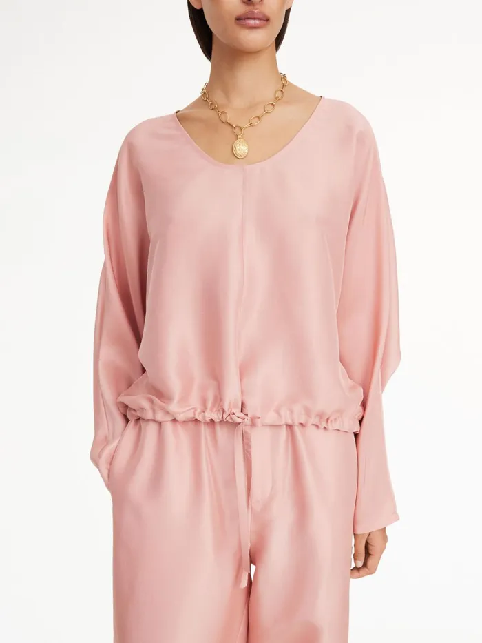 Tops and Blouses Women By Malene Birger Lanee Silk Blouse Diva
