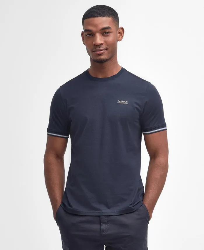 Torque Tipped TShirt Bright White Men Barbour TShirts