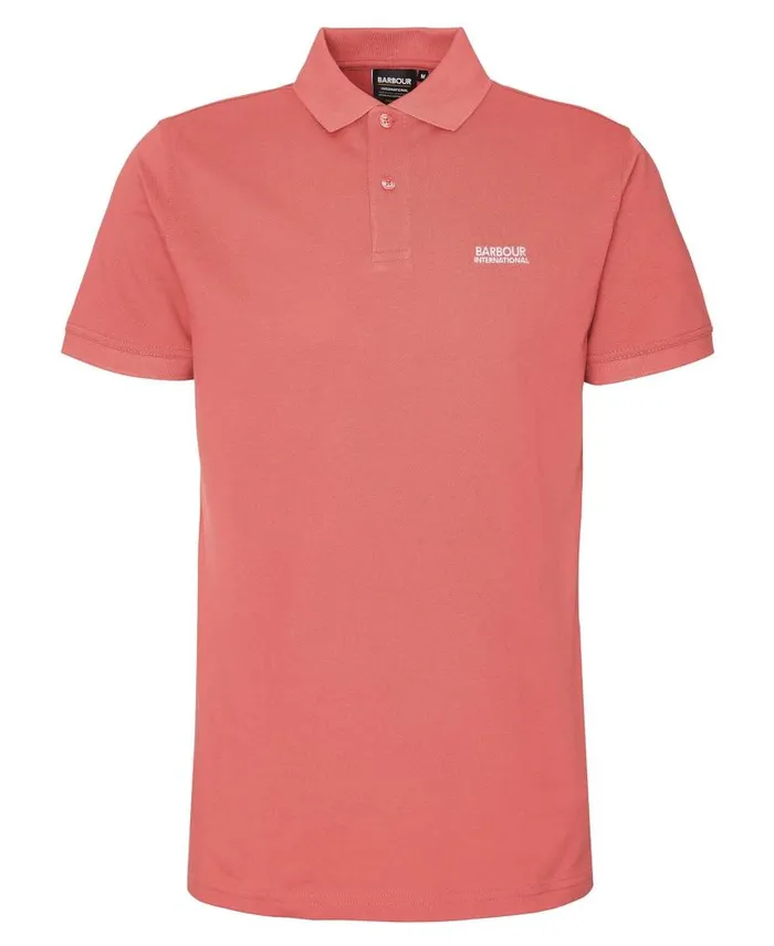 Tourer Polo Shirt Classic Black Men Barbour Polo Shirts