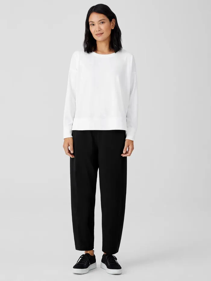 Traceable Cotton Jersey Lantern Pant Black Women Eileen Fisher Pants Shorts and Jumpsuits Traceable Cotton Jersey Lantern Pant Black Women Eileen Fisher Pants Shorts and Jumpsuits