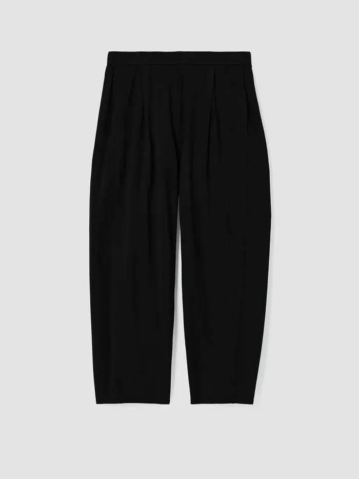 Traceable Cotton Jersey Lantern Pant Black Women Eileen Fisher Pants Shorts and Jumpsuits