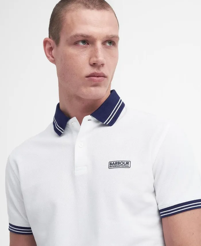 Tracker ShortSleeved Polo Shirt Coriander Men Barbour Polo Shirts