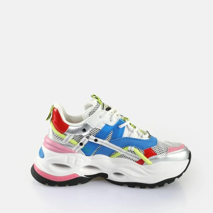 Triplet Hollow Multi Coloured Buffalo Sneakers Triplet Hollow Multi Coloured Buffalo Sneakers