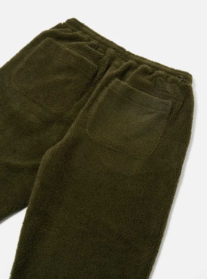 Trousers Men Universal Works Universal Works Judo Pant In Olive Mountain Fleece
