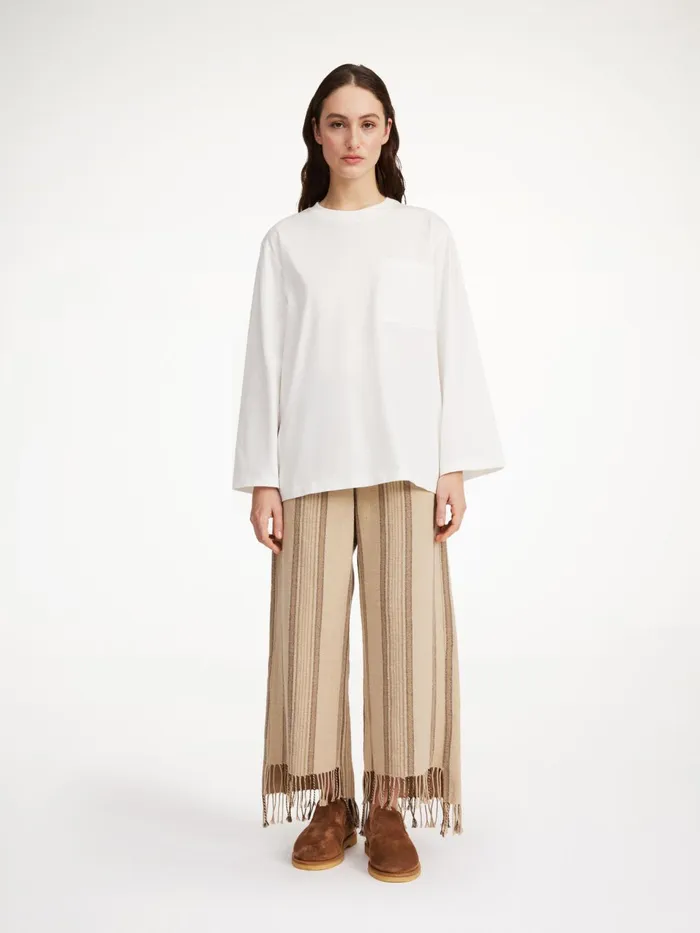 Trousers Women By Malene Birger Mirabellas HighWaist Trousers Stripe