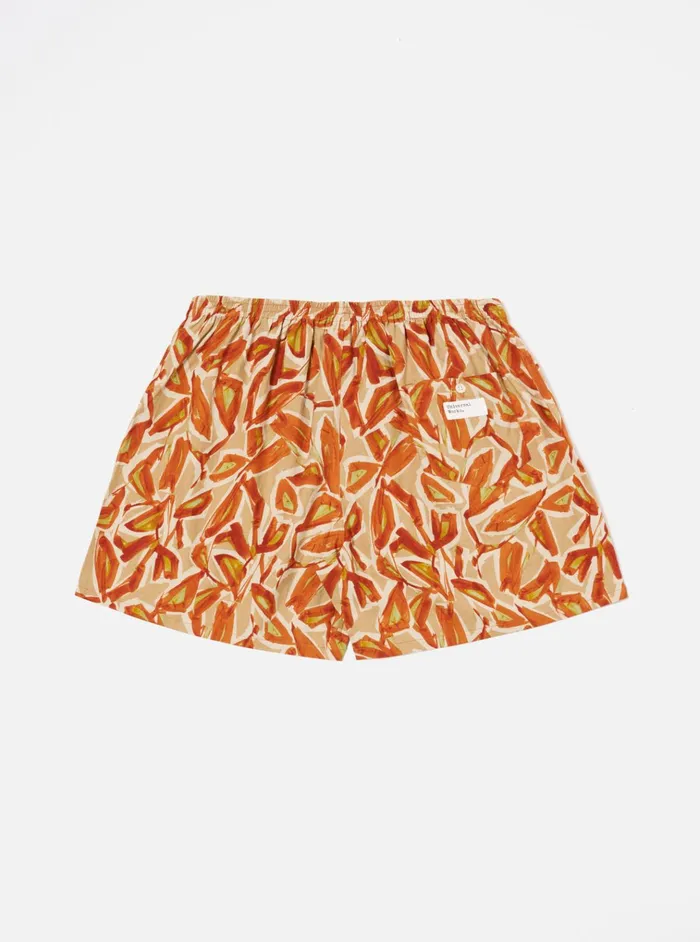 Underwear Men Universal Works Universal Works Boxer Short In Terracotta Artist Flower Lincot