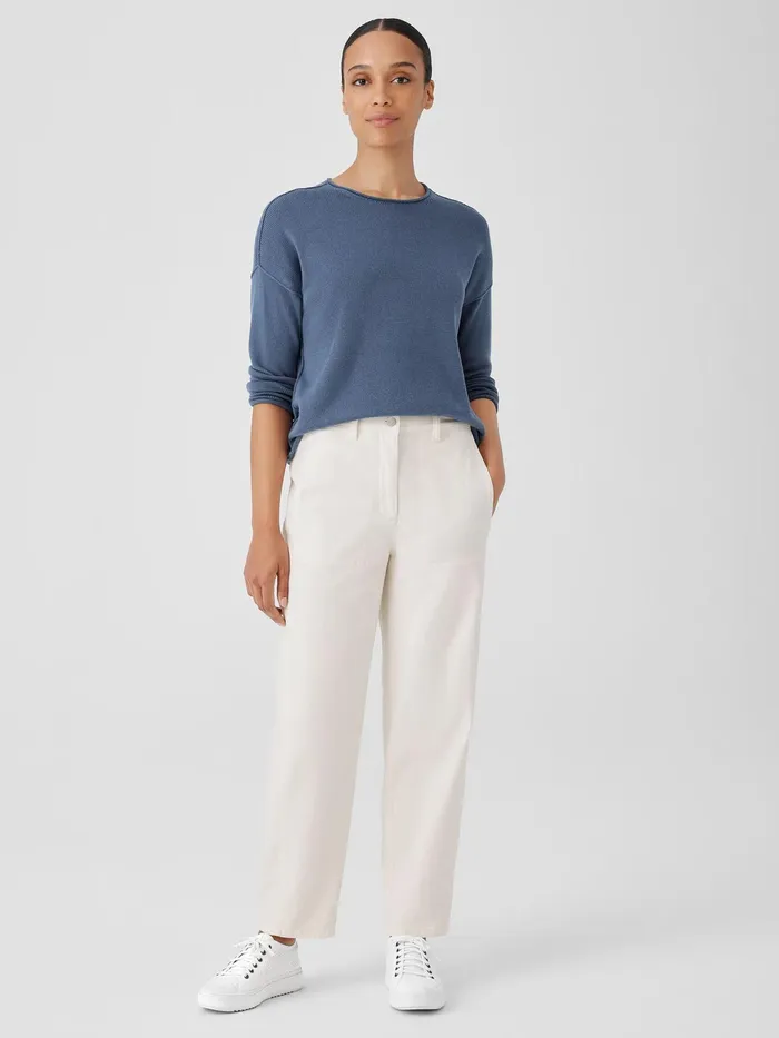 Undyed Organic Cotton Denim Lantern Jean Undyed Natural Women Eileen Fisher Pants Shorts and Jumpsuits Undyed Organic Cotton Denim Lantern Jean Undyed Natural Women Eileen Fisher Pants Shorts and Jumpsuits