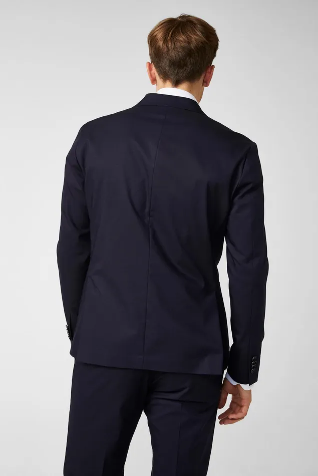 Van Laack Blazers Men Cotton Stretch Jacket Blue Van Laack Blazers Men Cotton Stretch Jacket Blue