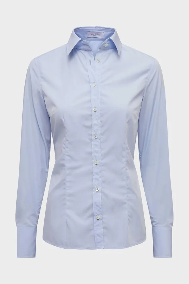 Van Laack Business Blouses Women Faya 8211 Body Fit Poplin Shirtblouse
