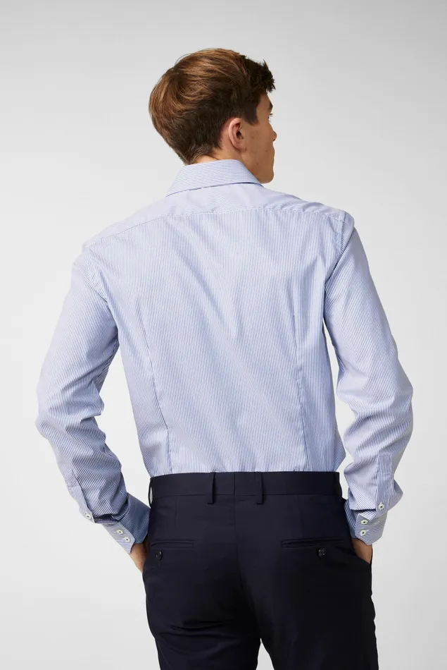 Van Laack Easy Iron Shirts Men Natural Stretch Perfect Look Shirt Candy Stripes On Cotton Twill Van Laack Easy Iron Shirts Men Natural Stretch Perfect Look Shirt Candy Stripes On Cotton Twill