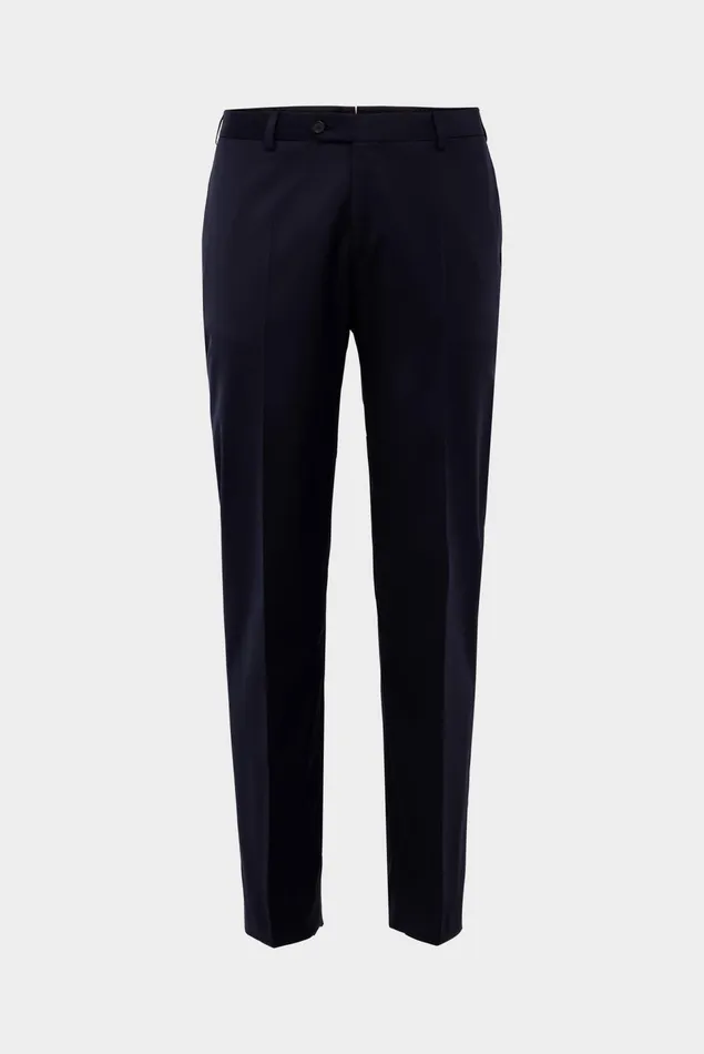 Van Laack Jeans and Pants Men Pants Made Of Merino Wool Blue Van Laack Jeans and Pants Men Pants Made Of Merino Wool Blue