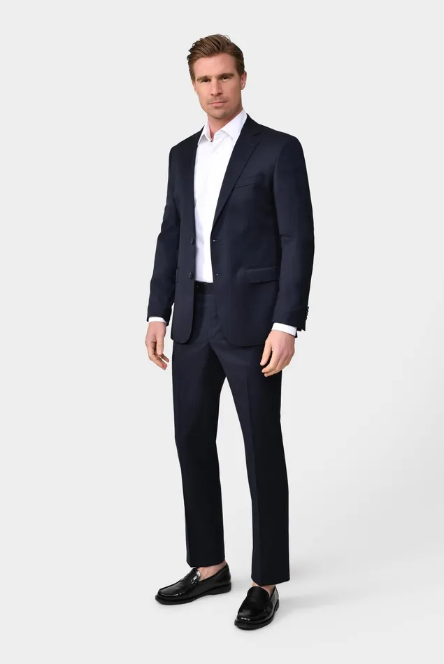 Van Laack Jeans and Pants Men Pants Made Of Merino Wool Blue Van Laack Jeans and Pants Men Pants Made Of Merino Wool Blue