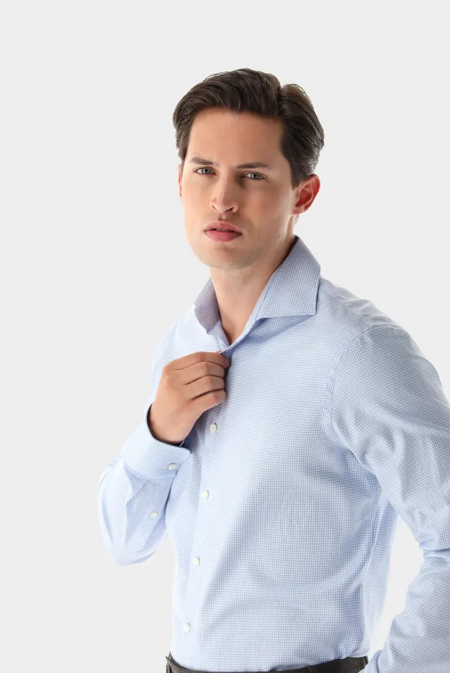 Van Laack SlimFit Shirts Men Checked Dobby Shirt Slim Fit Van Laack SlimFit Shirts Men Checked Dobby Shirt Slim Fit