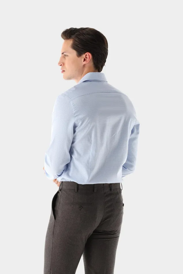 Van Laack SlimFit Shirts Men Checked Dobby Shirt Slim Fit Van Laack SlimFit Shirts Men Checked Dobby Shirt Slim Fit