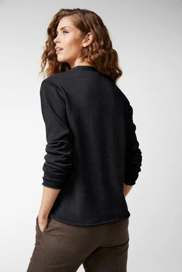 Van Laack Sweaters and Cardigans Women Vneck Sweater In Mercerized Cottonlinen Blend Blue Van Laack Sweaters and Cardigans Women Vneck Sweater In Mercerized Cottonlinen Blend Blue