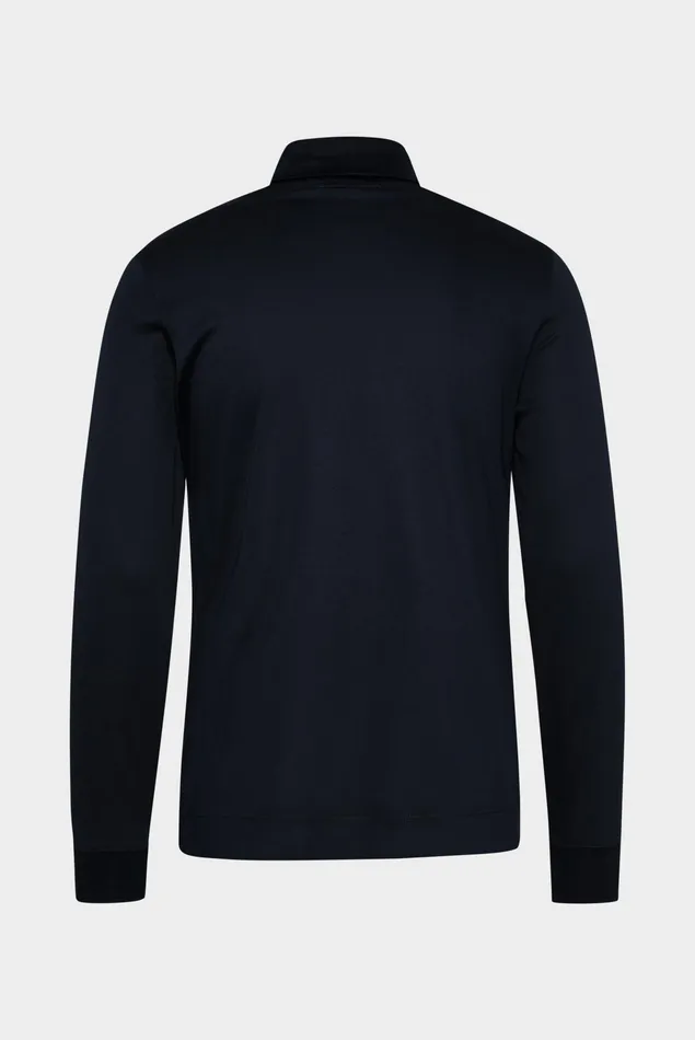 Van Laack TShirts Men Swiss Cotton Jersey Turtleneck Shirt Navy Van Laack TShirts Men Swiss Cotton Jersey Turtleneck Shirt Navy