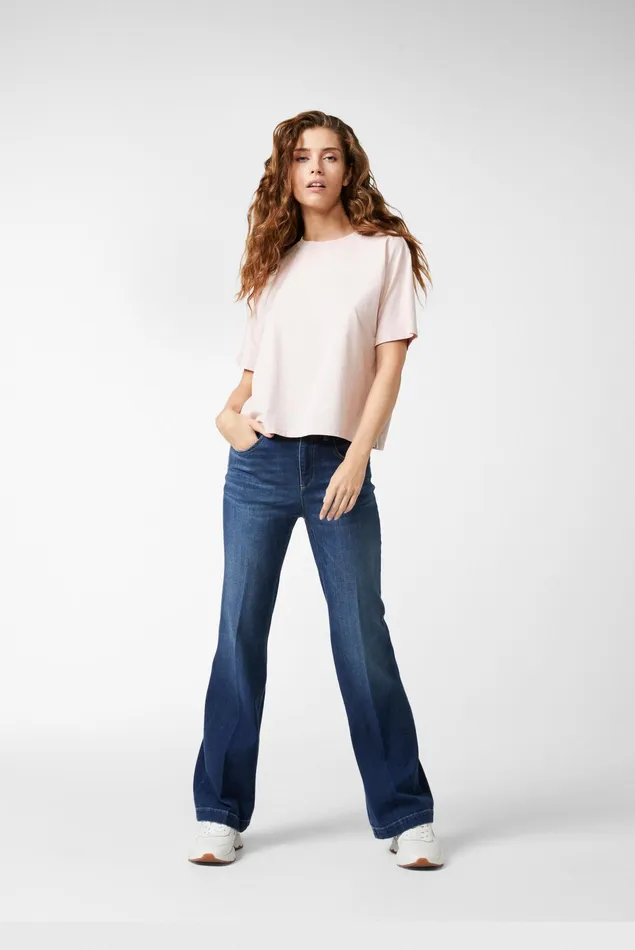 Van Laack Tops and TShirts Women Mola 8211 Boxy Tshirt Half Sleeves Straight Cut Long Staple Cotton Jersey Van Laack Tops and TShirts Women Mola 8211 Boxy Tshirt Half Sleeves Straight Cut Long Staple Cotton Jersey