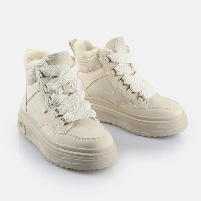 Vectra Mid Warm Cream Buffalo Boots and AnkleBoots Vectra Mid Warm Cream Buffalo Boots and AnkleBoots